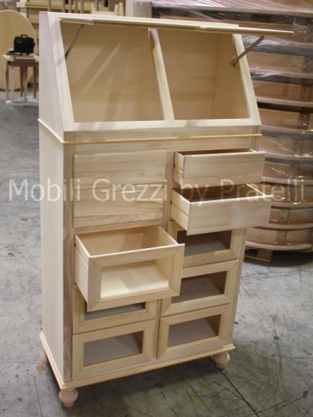 Dispense Grezze , Dispensa Grezza Arte Povera con Cassetti