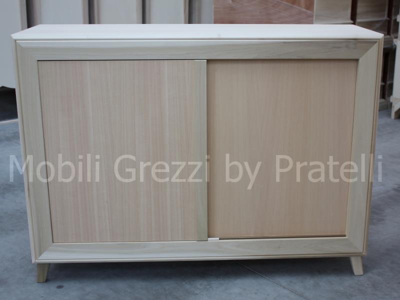 Credenze Grezze , Credenza Moderna Grezza con Ante Scorrevoli